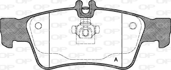 Open Parts BPA0991.00 - Bremžu uzliku kompl., Disku bremzes ps1.lv