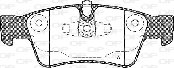 Open Parts BPA0991.10 - Bremžu uzliku kompl., Disku bremzes ps1.lv