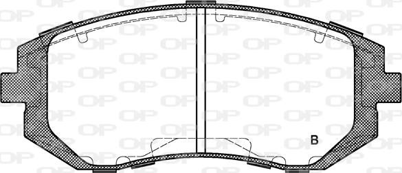 Open Parts BPA0951.02 - Bremžu uzliku kompl., Disku bremzes ps1.lv