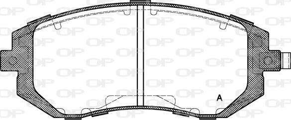 Open Parts BPA0951.02 - Bremžu uzliku kompl., Disku bremzes ps1.lv