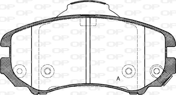 Open Parts BPA0953.02 - Bremžu uzliku kompl., Disku bremzes ps1.lv