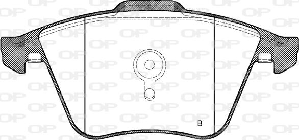 Open Parts BPA0964.41 - Bremžu uzliku kompl., Disku bremzes ps1.lv