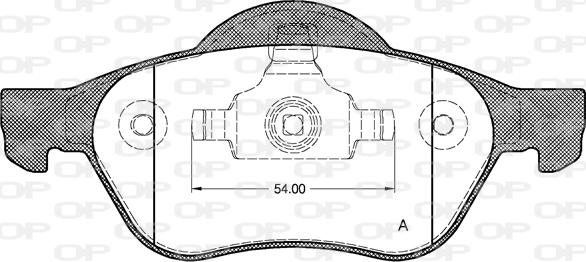 Open Parts BPA0962.00 - Bremžu uzliku kompl., Disku bremzes ps1.lv