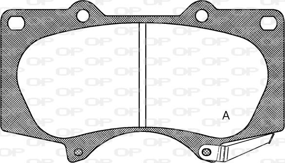 Open Parts BPA0988.00 - Bremžu uzliku kompl., Disku bremzes ps1.lv