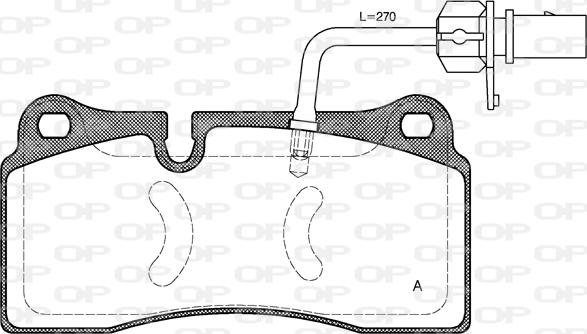 Open Parts BPA0983.11 - Bremžu uzliku kompl., Disku bremzes ps1.lv