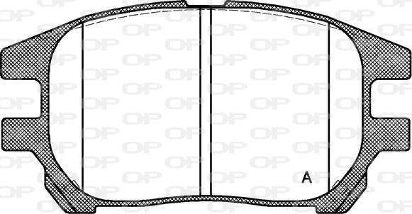 Open Parts BPA0972.00 - Bremžu uzliku kompl., Disku bremzes ps1.lv