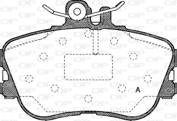 Open Parts BPA0445.00 - Bremžu uzliku kompl., Disku bremzes ps1.lv