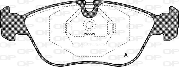 Open Parts BPA0446.00 - Bremžu uzliku kompl., Disku bremzes ps1.lv