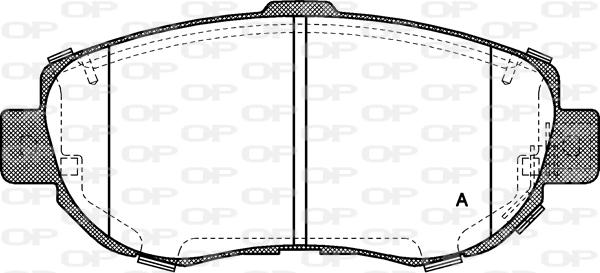 Open Parts BPA0456.14 - Bremžu uzliku kompl., Disku bremzes ps1.lv