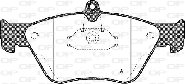 Open Parts BPA0468.00 - Bremžu uzliku kompl., Disku bremzes ps1.lv