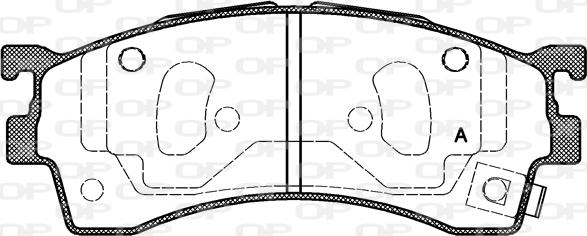 Open Parts BPA0415.12 - Bremžu uzliku kompl., Disku bremzes ps1.lv