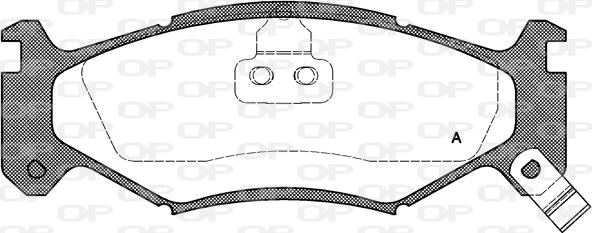 Open Parts BPA0483.02 - Bremžu uzliku kompl., Disku bremzes ps1.lv