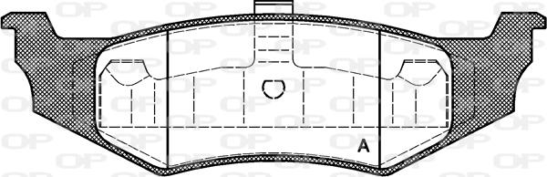 Open Parts BPA0482.40 - Bremžu uzliku kompl., Disku bremzes ps1.lv