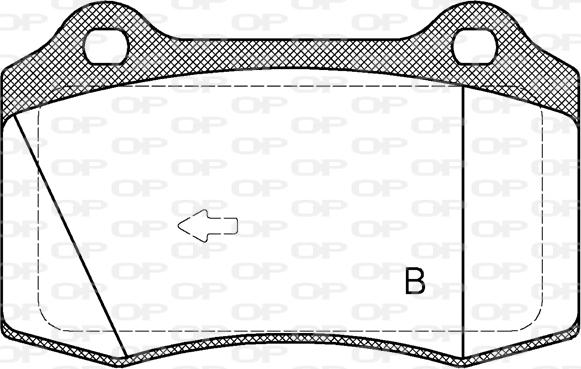 Open Parts BPA0434.55 - Bremžu uzliku kompl., Disku bremzes ps1.lv