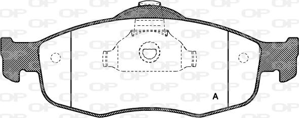 Open Parts BPA0432.00 - Bremžu uzliku kompl., Disku bremzes ps1.lv