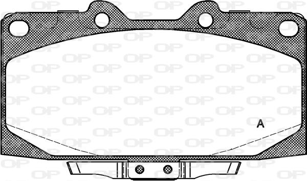 Open Parts BPA0599.12 - Bremžu uzliku kompl., Disku bremzes ps1.lv