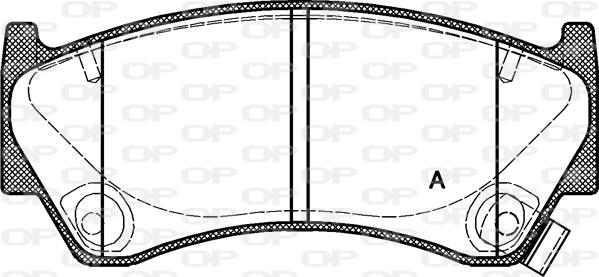 Open Parts BPA0592.12 - Bremžu uzliku kompl., Disku bremzes ps1.lv