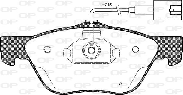 Open Parts BPA0589.42 - Bremžu uzliku kompl., Disku bremzes ps1.lv