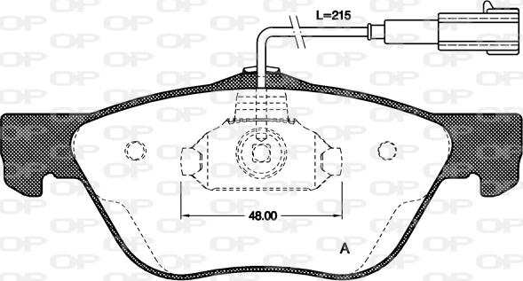 Open Parts BPA0589.21 - Bremžu uzliku kompl., Disku bremzes ps1.lv