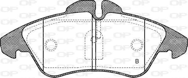 Open Parts BPA0578.00 - Bremžu uzliku kompl., Disku bremzes ps1.lv