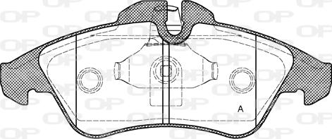 Open Parts BPA0578.10 - Bremžu uzliku kompl., Disku bremzes ps1.lv