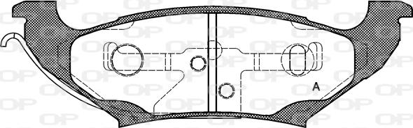 Open Parts BPA0690.10 - Bremžu uzliku kompl., Disku bremzes ps1.lv