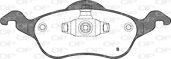 Open Parts BPA0691.00 - Bremžu uzliku kompl., Disku bremzes ps1.lv