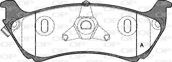 Open Parts BPA0698.01 - Bremžu uzliku kompl., Disku bremzes ps1.lv