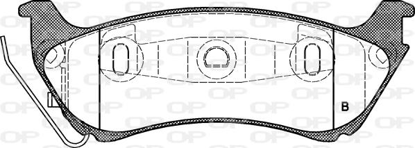 Open Parts BPA0698.01 - Bremžu uzliku kompl., Disku bremzes ps1.lv