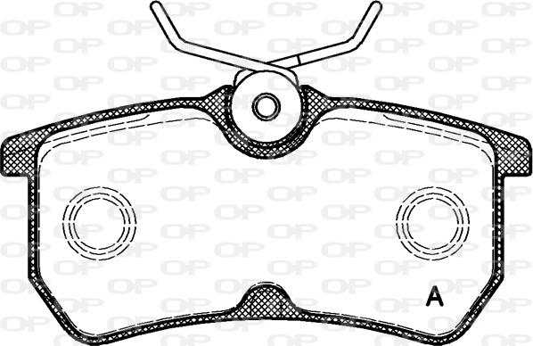 Open Parts BPA0693.00 - Bremžu uzliku kompl., Disku bremzes ps1.lv