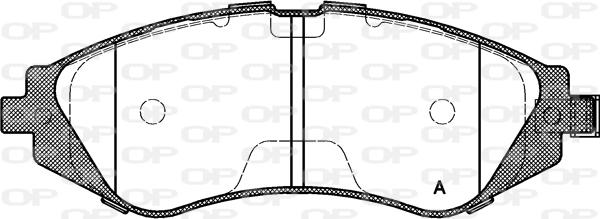 Open Parts BPA0645.02 - Bremžu uzliku kompl., Disku bremzes ps1.lv