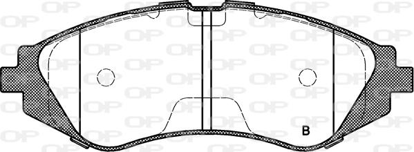 Open Parts BPA0645.02 - Bremžu uzliku kompl., Disku bremzes ps1.lv