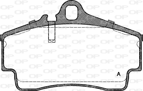 Open Parts BPA0654.00 - Bremžu uzliku kompl., Disku bremzes ps1.lv