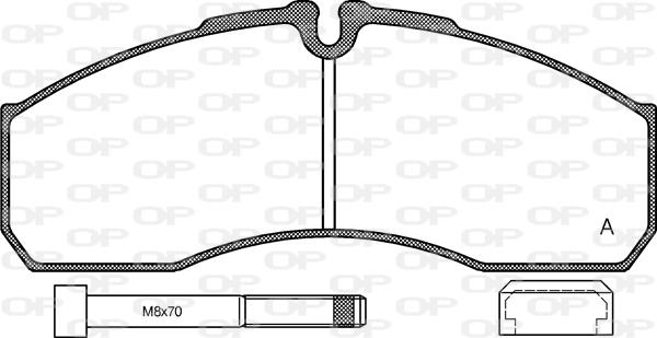 Open Parts BPA0651.86 - Bremžu uzliku kompl., Disku bremzes ps1.lv