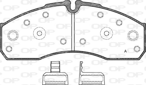 Open Parts BPA0651.30 - Bremžu uzliku kompl., Disku bremzes ps1.lv