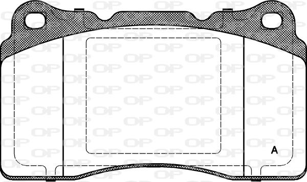 Open Parts BPA0666.10 - Bremžu uzliku kompl., Disku bremzes ps1.lv