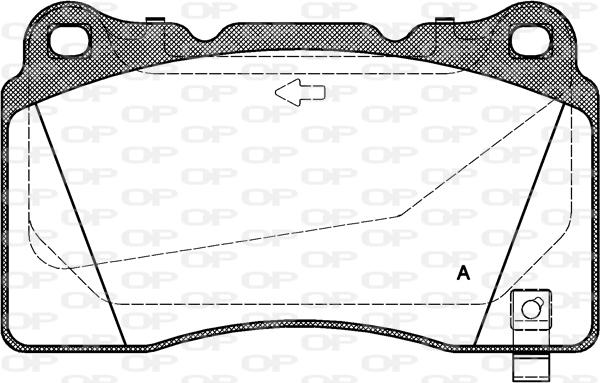 Open Parts BPA0666.32 - Bremžu uzliku kompl., Disku bremzes ps1.lv