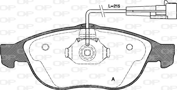 Open Parts BPA0660.02 - Bremžu uzliku kompl., Disku bremzes ps1.lv