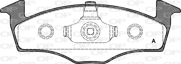 Open Parts BPA0609.10 - Bremžu uzliku kompl., Disku bremzes ps1.lv