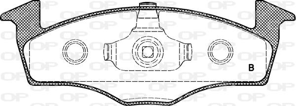 Open Parts BPA0609.11 - Bremžu uzliku kompl., Disku bremzes ps1.lv