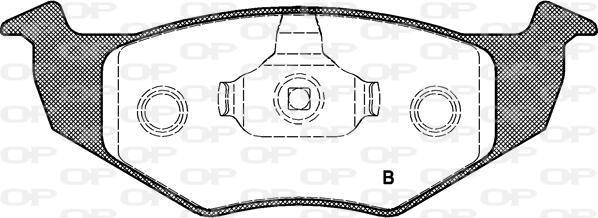 Open Parts BPA0609.20 - Bremžu uzliku kompl., Disku bremzes ps1.lv