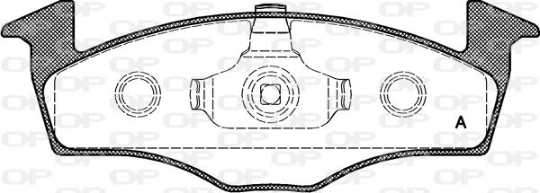 Open Parts BPA0609.20 - Bremžu uzliku kompl., Disku bremzes ps1.lv