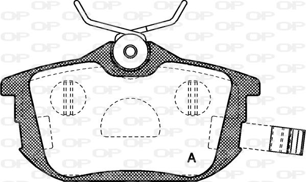 Open Parts BPA0605.02 - Bremžu uzliku kompl., Disku bremzes ps1.lv