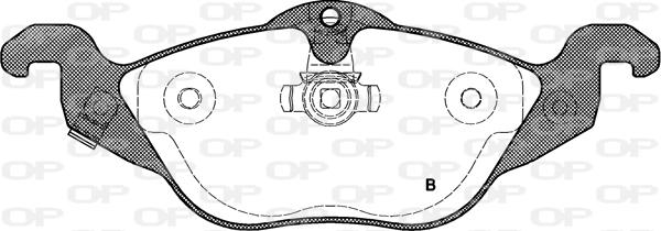 Open Parts BPA0684.02 - Bremžu uzliku kompl., Disku bremzes ps1.lv