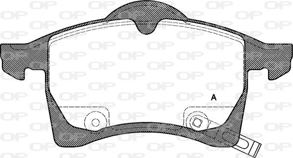 Open Parts BPA0683.02 - Bremžu uzliku kompl., Disku bremzes ps1.lv