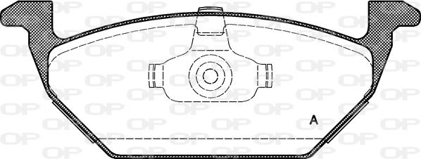 Open Parts BPA0633.00 - Bremžu uzliku kompl., Disku bremzes ps1.lv