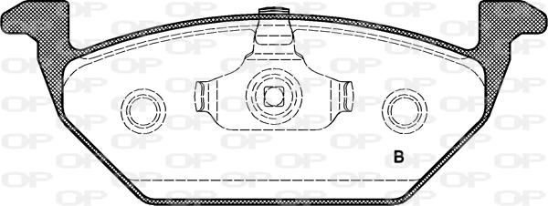 Open Parts BPA0633.20 - Bremžu uzliku kompl., Disku bremzes ps1.lv