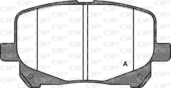 Open Parts BPA0621.10 - Bremžu uzliku kompl., Disku bremzes ps1.lv