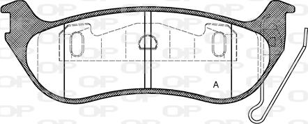 Open Parts BPA0628.12 - Bremžu uzliku kompl., Disku bremzes ps1.lv