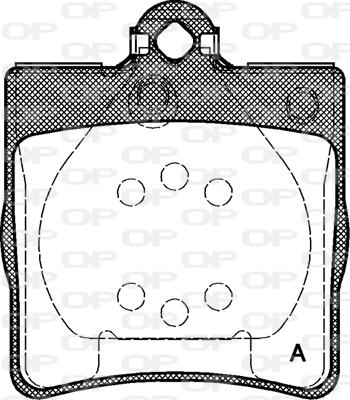 Open Parts BPA0678.00 - Bremžu uzliku kompl., Disku bremzes ps1.lv